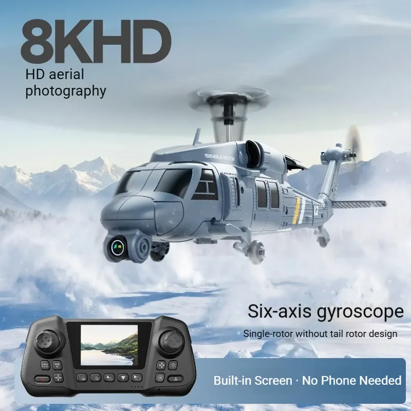 Rc Helicopter Single Rotor - Helicóptero RC Apache L2-DORN con Cámara