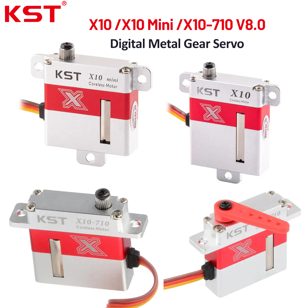 Rc Helicopter Motor - Servo Digital de Metal KST X10/X10