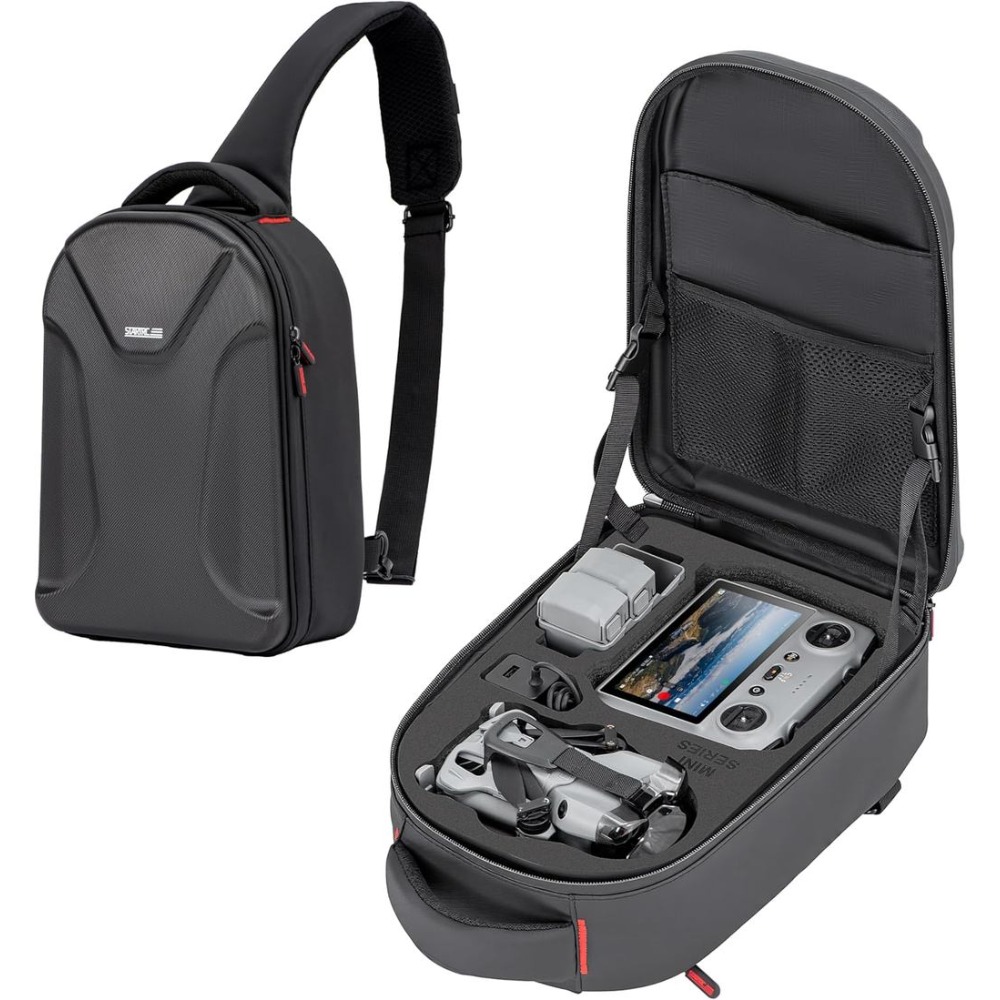Rc Helicopter Bag - Mochila rígida impermeable para DJI Mini