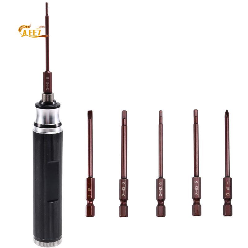 Rc Helicopter Tool Kit - Destornillador hexagonal AEE7-6-en-1, juego de herramientas