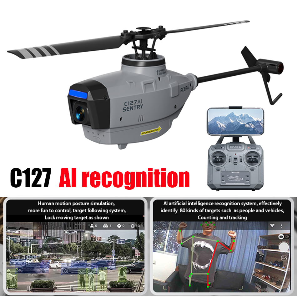 Rc Helicopter Single Rotor - Helicóptero RC ERA C127 AI Mini