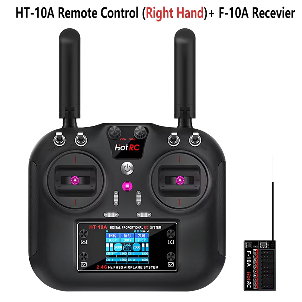 Rc Helicopter Motor - Transmisor Hotrc HT-10A 2.4G 10CH y
