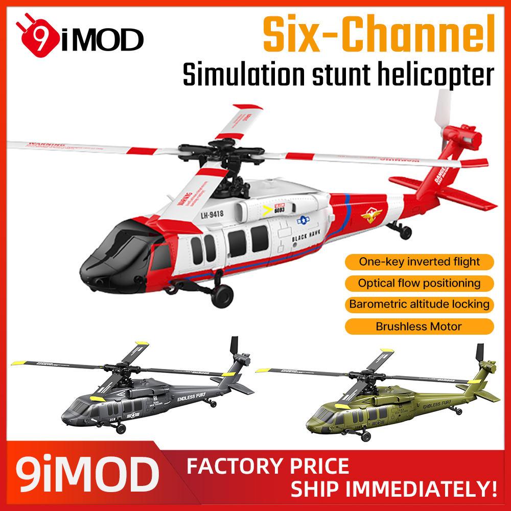 Rc Helicopter Large - Helicóptero RC de 6 Canales 9IMOD