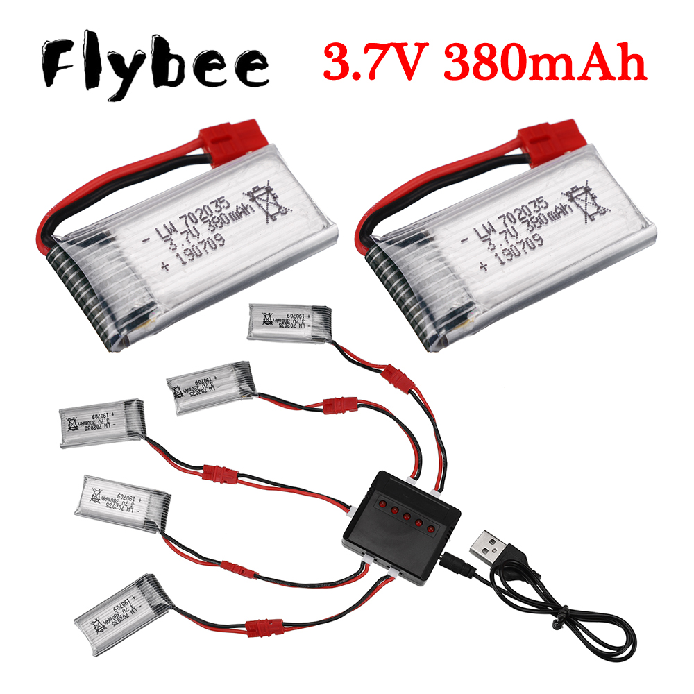 Rc Helicopter Charger - Batería Lipo de 3,7 V, 380mAh