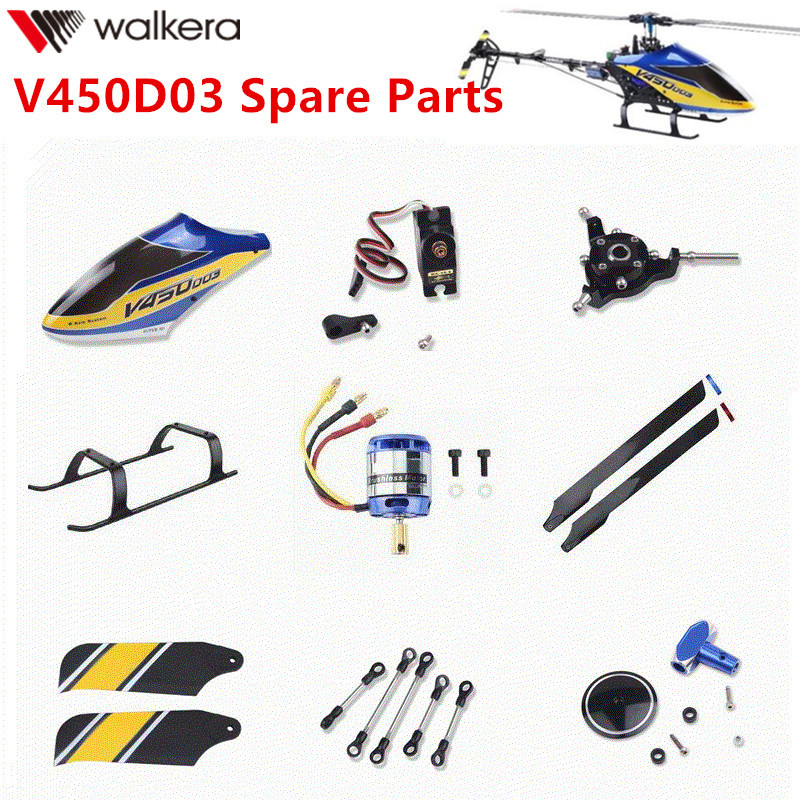 Rc Helicopter Coaxial - Walkera V450D03 piezas de repuesto para