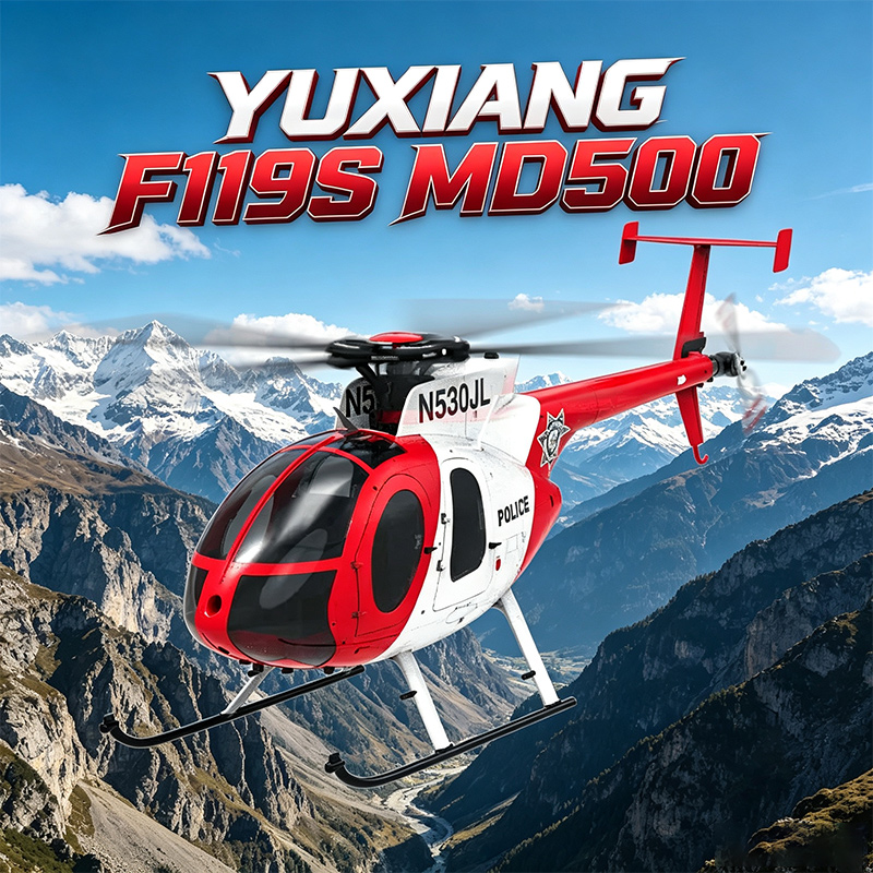 Rc Helicopter Single Rotor - Helicóptero a Control Remoto YXZNRC F119S,