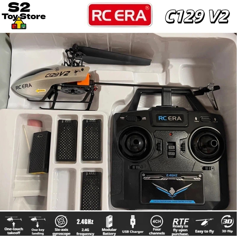 Rc Helicopter Single Rotor - Helicóptero RC ERA C129V2 4CH 2.4GHz
