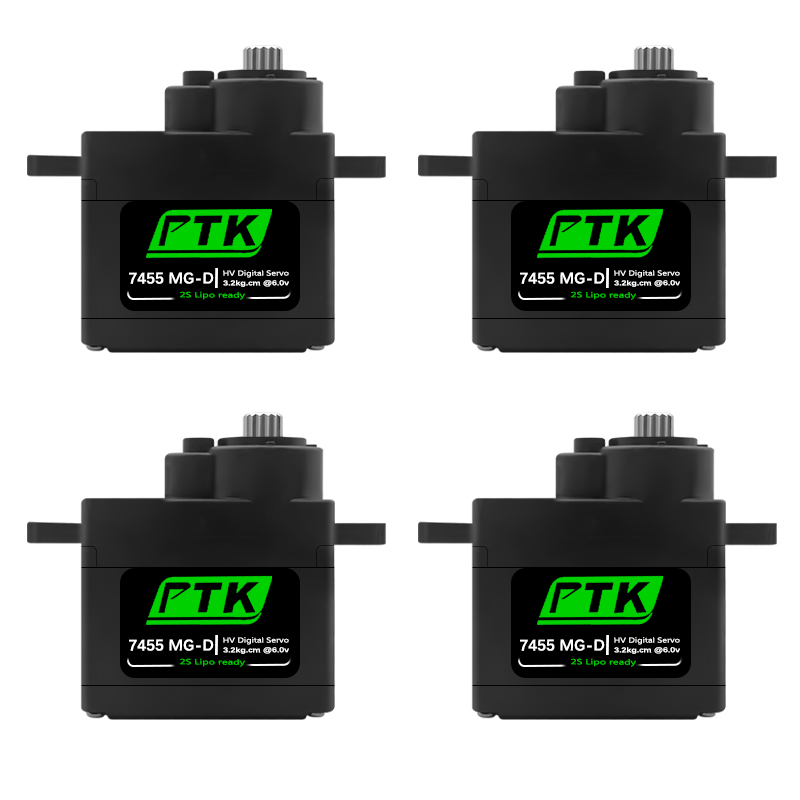 Servo digital PTK 7455MG-D de  - Rc Helicopter Servo reseña y precio