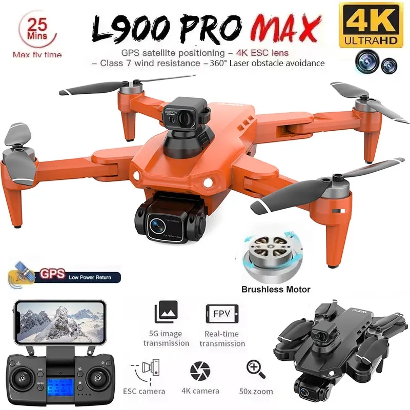 L900 Pro MAX GPS Drone 4K Prof - Rc Helicopter Electric reseña y precio