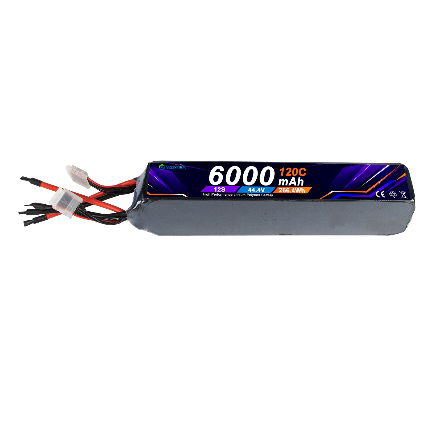 Batería LiPo Yattox 12S 6000mA - Rc Helicopter Large reseña y precio