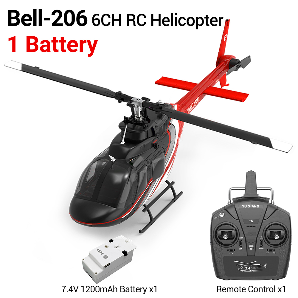 Avión RC YU XIANG 2.4G 6CH, He - Rc Helicopter Gyro reseña y precio