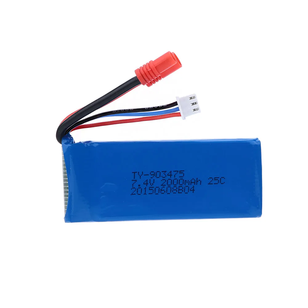 Batería de 7,4 V 2000 mAh (con - Rc Helicopter Coaxial reseña y precio