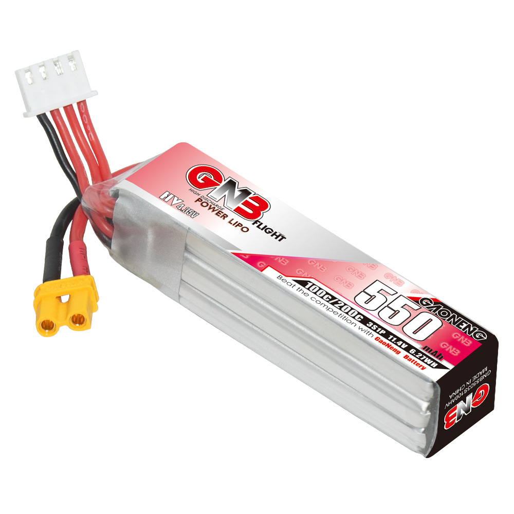 Batería Lipo GNB HV 11,4 V 550 - Rc Helicopter Parts reseña y precio
