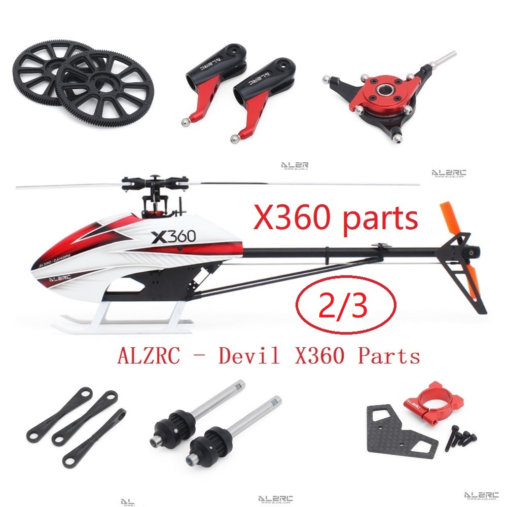 Piezas ALZRC Devil X360, corre - Rc Helicopter Bag reseña y precio