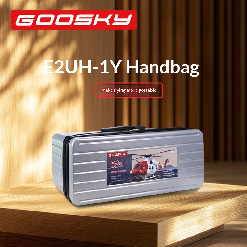 Goosky E2 como caja al aire li - Rc Helicopter Bag reseña y precio