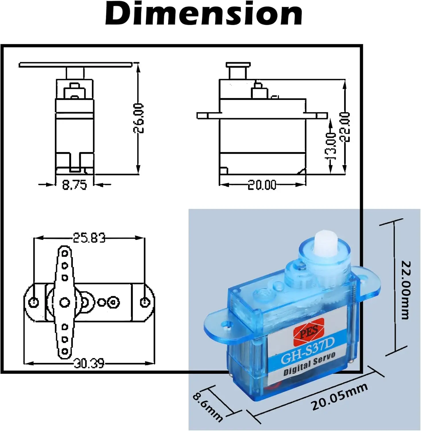Mini Servo Digital súper liger - Rc Helicopter Servo reseña y precio