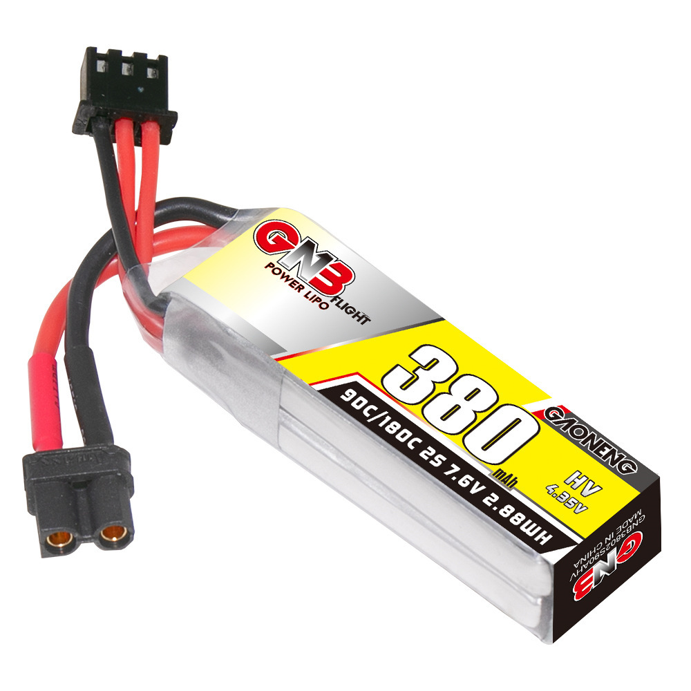 Batería Lipo GNB 2S 7,6 V 380m - Rc Helicopter Parts reseña y precio