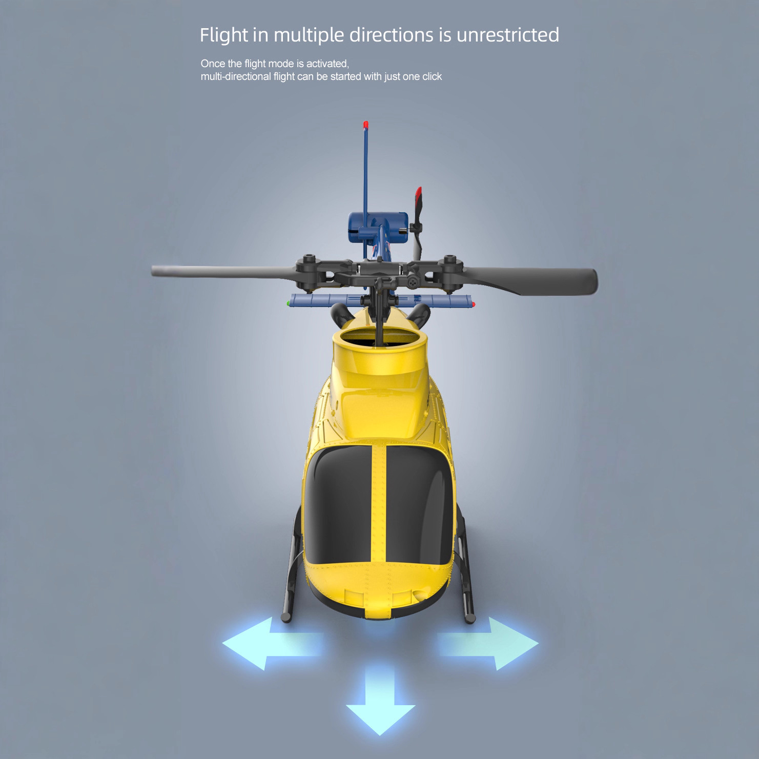 Helicóptero A60 escala 1/42 Be - Rc Helicopter Single Rotor reseña y precio