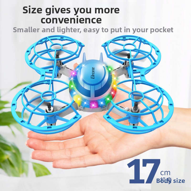 Mini Dron RC con Luces LED, Qu - Rc Helicopter Charger reseña y precio