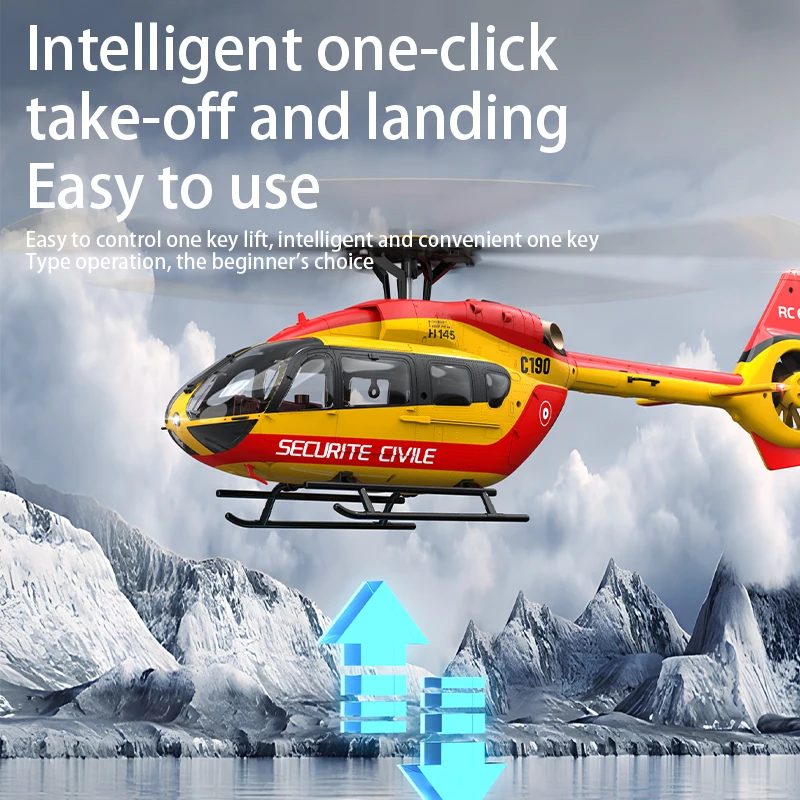 Helicóptero C190 RC 2,4G giros - Rc Helicopter Large reseña y precio